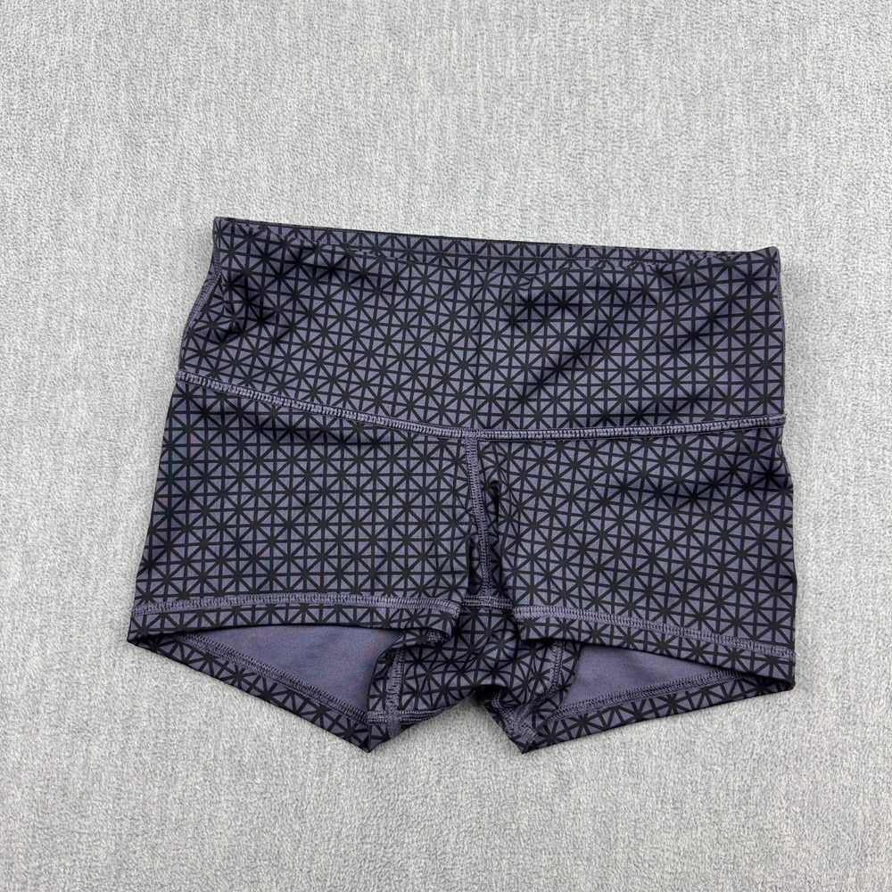 Lululemon Shorts Womens 2 Purple Boogie Fitted Athletic Gym Workout Yoga Active